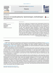 Advances in transdisciplinarity: Epistemologies, methodologies and processes - Roderick J. Lawrence - 2015